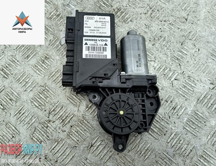 моторчик стеклоподъемника задний левый Audi A4 B7 2005, 3.2 л., АКПП, универсал, 8E0959801A - фото №1