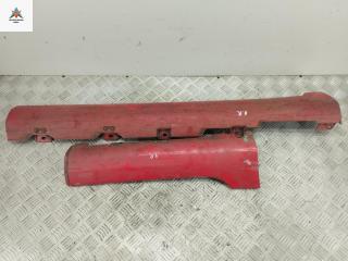 Накладка на порог наружная правая Chevrolet Spark M300 2010, красный, хетчбэк 5 дв., 95969639, 96687254