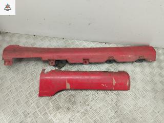 Накладка на порог наружная левая Chevrolet Spark M300 2010, красный, хетчбэк 5 дв., 95969638, 96687253