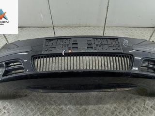 бампер передний Skoda Fabia 1 поколение (6Y) [рестайлинг] 2007, бензин, чёрный, универсал, 6Y0807221E