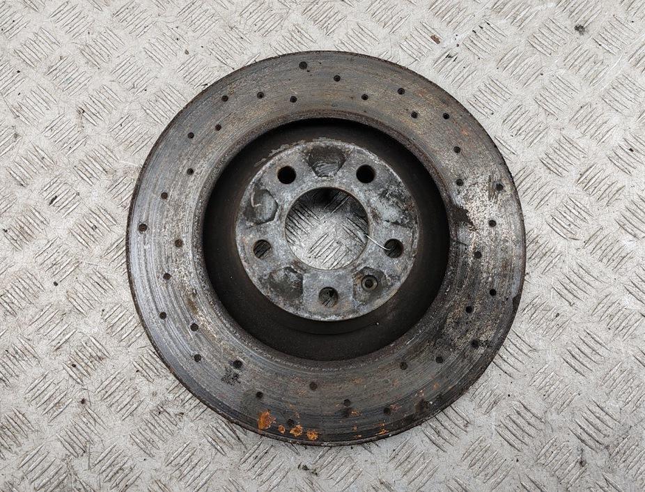 диск тормозной передний Audi A6 4F/C6 2005, 3.2 л., бензин, МКПП, серый, универсал - фото №1