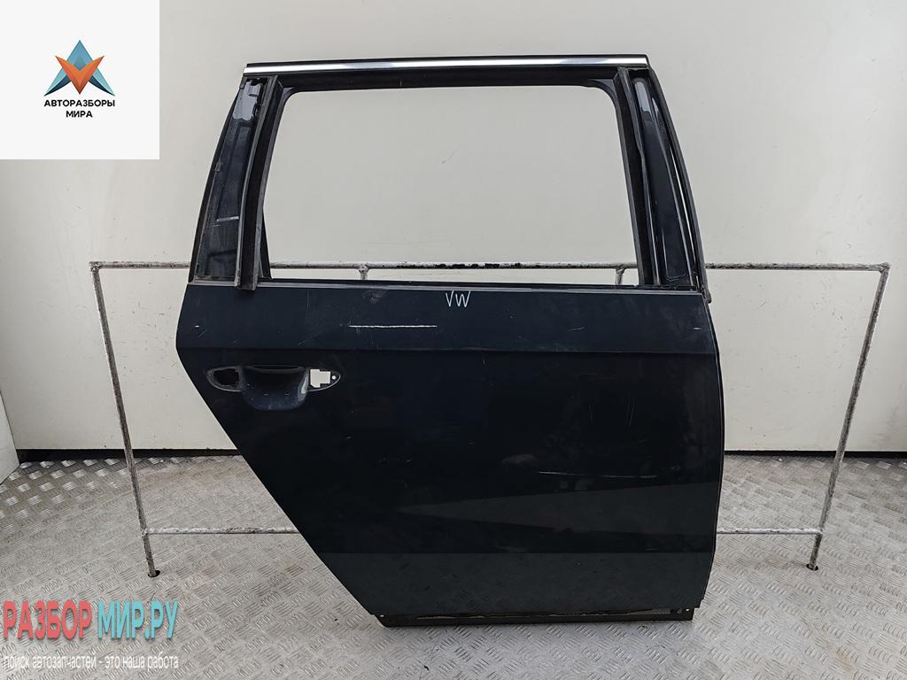 дверь сдвижная Volkswagen Passat B7 2013, чёрный, универсал - фото №1