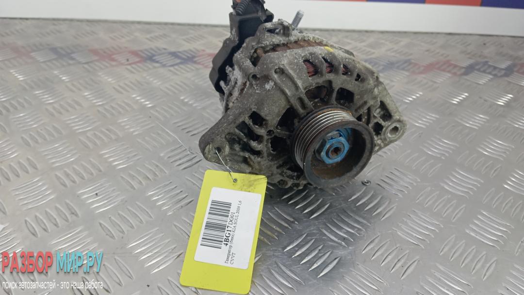 генератор Kia Soul 1 поколение 2009, 1.6 л., бензин, МКПП, хетчбэк 5 дв., 373002B101 - фото №1