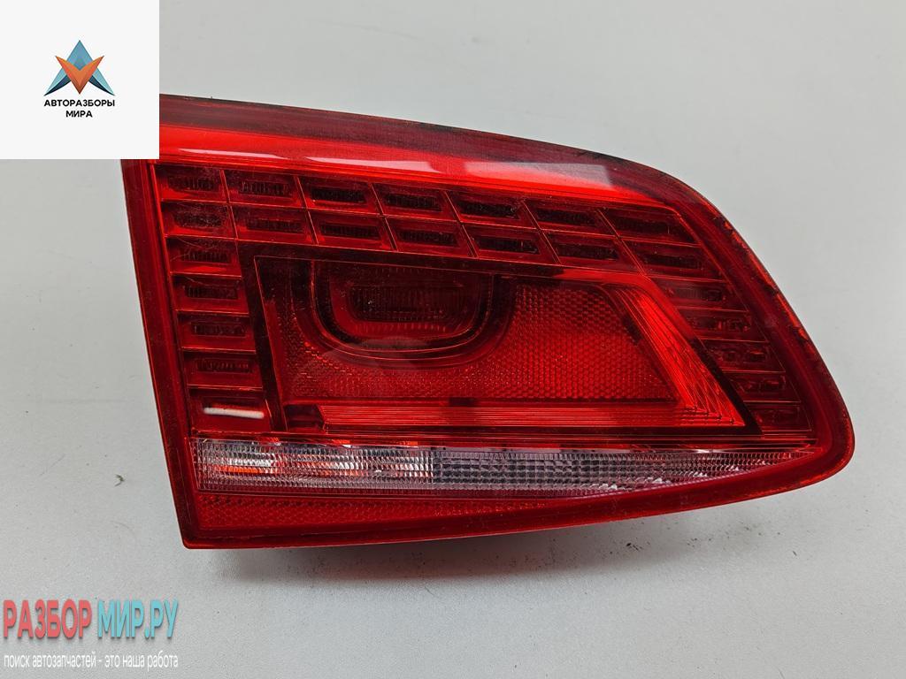 фонарь крышки багажника левый Volkswagen Passat B7 2013, 2.0 л., дизель, МКПП, чёрный, универсал, 3AF945307F - фото №1