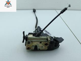 замок двери передней левой Renault Laguna 2 поколение 2004, 1.8 л., бензин, МКПП, чёрный, хетчбэк 5 дв.