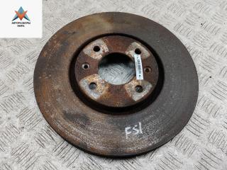 диск тормозной передний Citroen C5 1 поколение [рестайлинг] 2005, 2.0 л., дизель, МКПП, чёрный, универсал