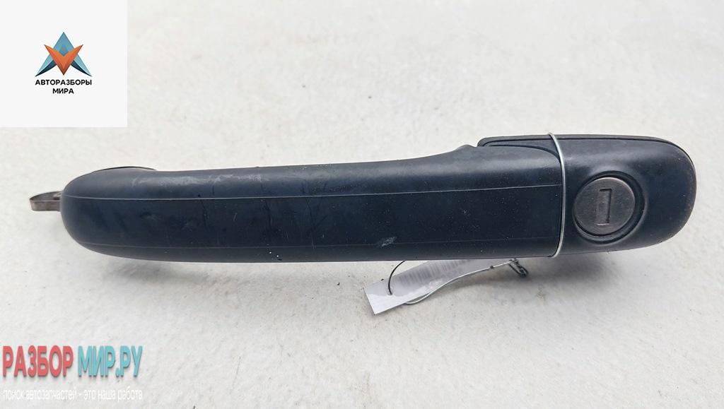 ручка наружная передняя левая Volkswagen Sharan 1 поколение 1999, 1.9 л., дизель, АКПП, красный, минивэн - фото №1