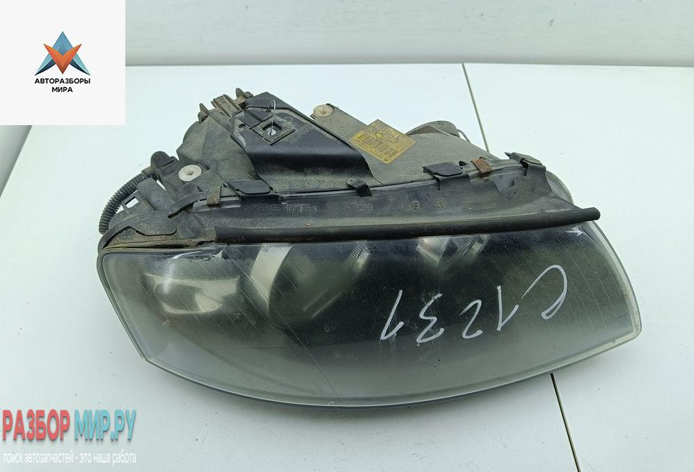 фара правая Audi A3 8P 2003, 1.9 л., дизель, МКПП, чёрный, хетчбэк 3 дв., 8P0941004A - фото №1