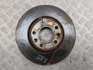 диск тормозной передний Renault Laguna 3 поколение 2008, 2.0 л., дизель, АКПП, чёрный, универсал