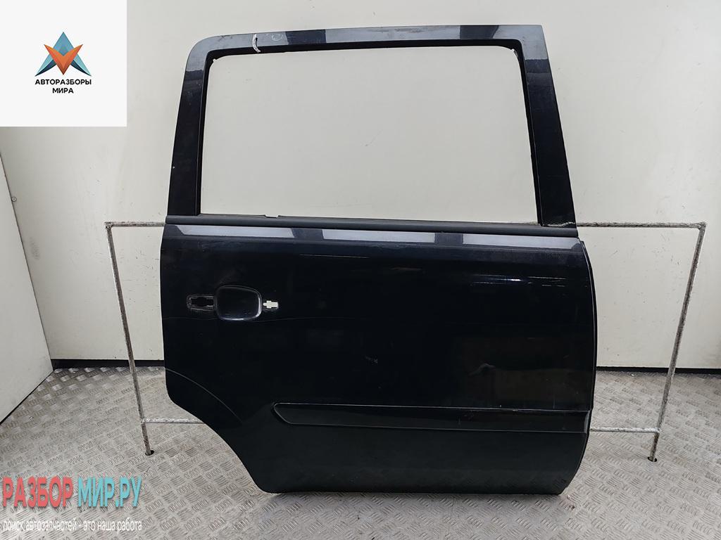 дверь сдвижная Opel Zafira 2 поколение (B) 2007, чёрный, минивэн - фото №1
