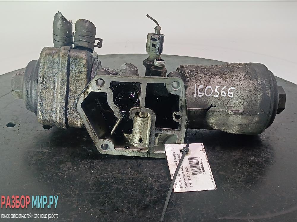 корпус масляного фильтра Volkswagen Polo 4 поколение 2004, цвет, 045115389G - фото №1