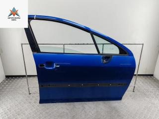 дверь сдвижная Peugeot 407 1 поколение 2004, синий, седан