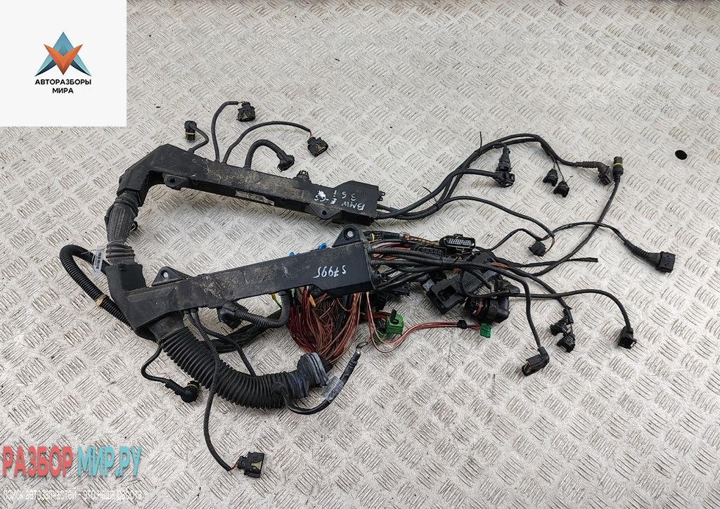проводка двигателя BMW 7 серия E65/E66/E67 2002, 3.6 л., бензин, АКПП, синий, седан, 7520803 - фото №1