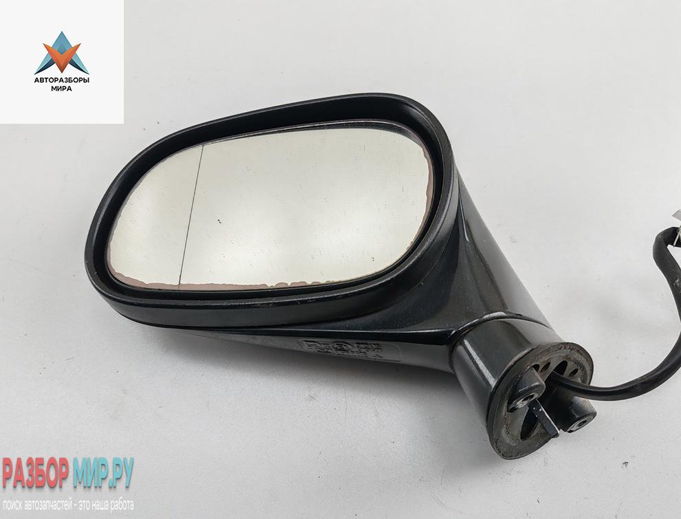 зеркало левое Mitsubishi Carisma 1 поколение 1997, 1.8 л., бензин, МКПП, чёрный, хетчбэк 5 дв. - фото №1