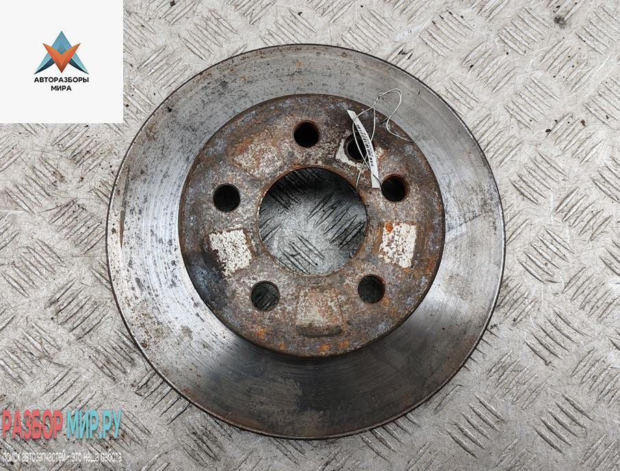 диск тормозной передний Volkswagen Transporter T4 1993, 2.4 л., дизель, МКПП, красный, микроавтобус - фото №1