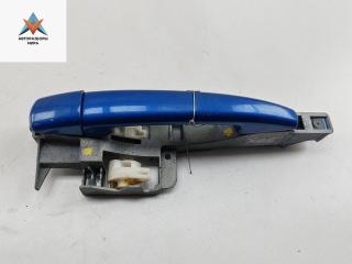 ручка наружная задняя левая Peugeot 407 1 поколение 2004, 2.2 л., бензин, МКПП, синий, седан, 9653401680