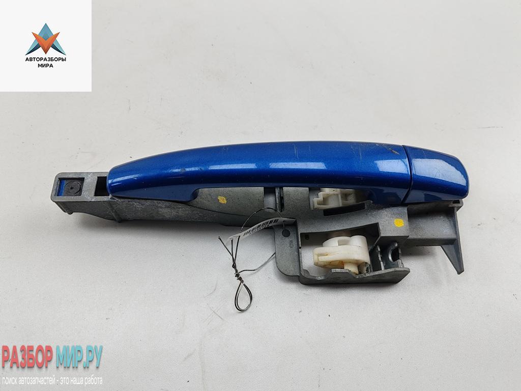 ручка наружная задняя правая Peugeot 407 1 поколение 2004, 2.2 л., бензин, МКПП, синий, седан, 9653401580 - фото №1