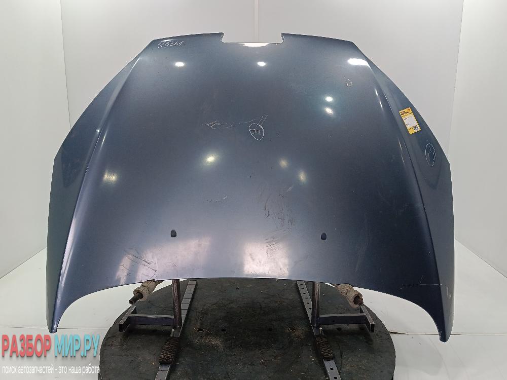 капот Peugeot 407 1 поколение 2007, цвет - фото №1