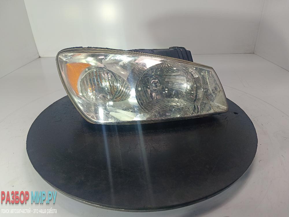 фара правая Kia Cerato 1 поколение 2005, цвет, 92101-2F0 - фото №1