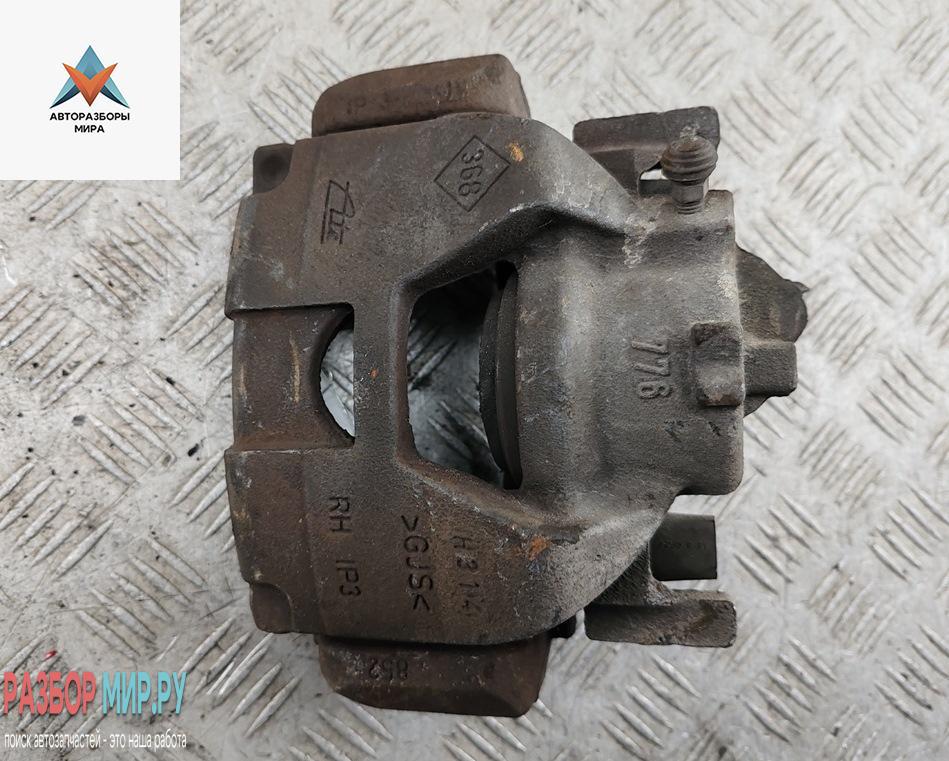 суппорт передний правый Renault Laguna 3 поколение 2008, 2.0 л., дизель, АКПП, чёрный, универсал - фото №1