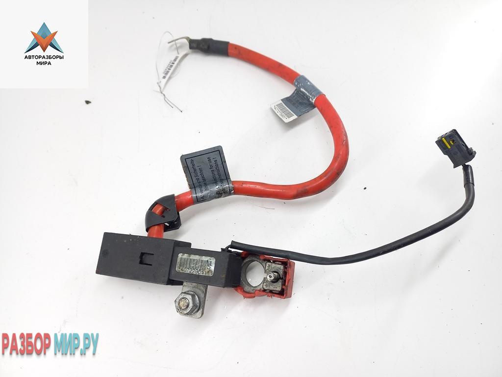 плюсовой провод аккумулятора BMW 3 серия E90/E91/E92/E93 2005, 2.0 л., бензин, МКПП, чёрный, универсал, 6938495 - фото №1