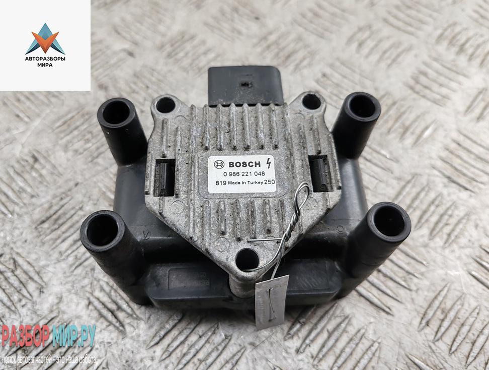 катушка зажигания Volkswagen Golf 4 поколение 1999, 1.6 л., бензин, АКПП, серый, хетчбэк 5 дв., 0986221048 - фото №1