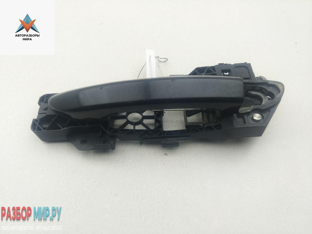 ручка наружная передняя левая Volkswagen Passat B6 2009, 1.4 л., бензин, МКПП, чёрный, универсал, 3C0837885H - фото №1