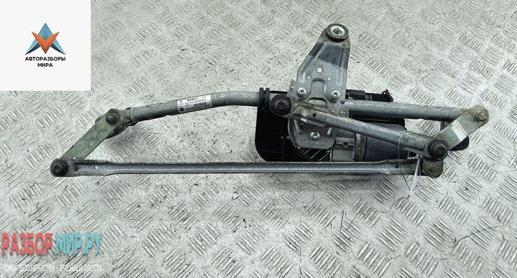 Механизм стеклоочистителя переднего (трапеция дворников) Volkswagen Passat B6 2006, 1.6 л., бензин, АКПП, чёрный, универсал - фото №1