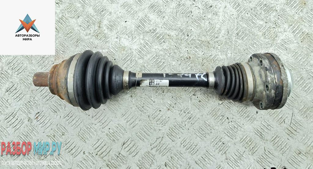 полуось передняя левая (приводной вал, ШРУС) Volkswagen Passat B6 2006, 2.0 л., дизель, МКПП, чёрный, универсал - фото №1