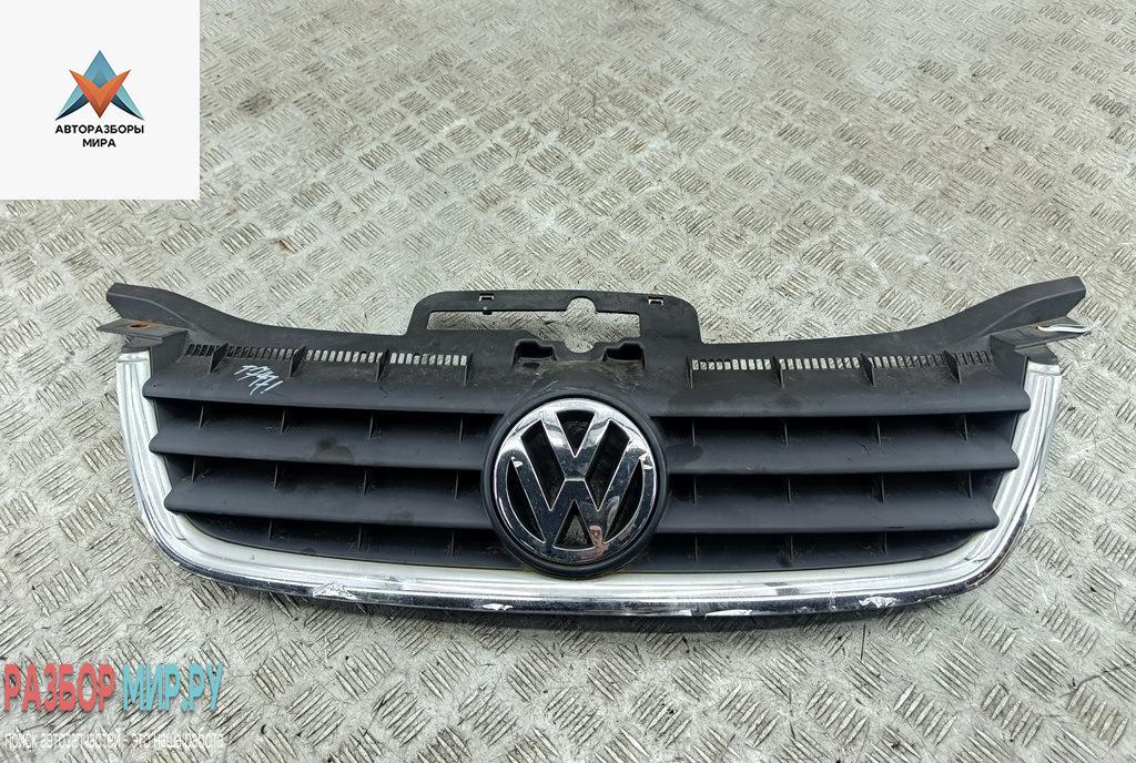 решетка радиатора Volkswagen Touran 1 поколение 2004, синий, минивэн - фото №1