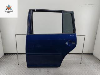 дверь сдвижная Volkswagen Touran 1 поколение 2004, синий, минивэн
