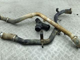 патрубок интеркулера Volkswagen Touareg 1 поколение 2006, 3.0 л., дизель, АКПП, серый, внедорожник 5 дв.