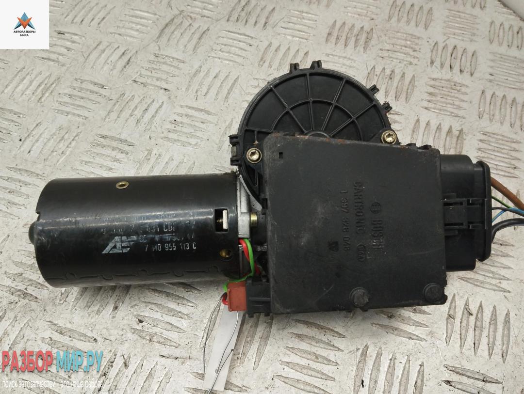 моторчик передних стеклоочистителей (дворников) Ford Galaxy 1 поколение 1998, 1.9 л., дизель, МКПП, красный, минивэн, 7M0955113C - фото №1