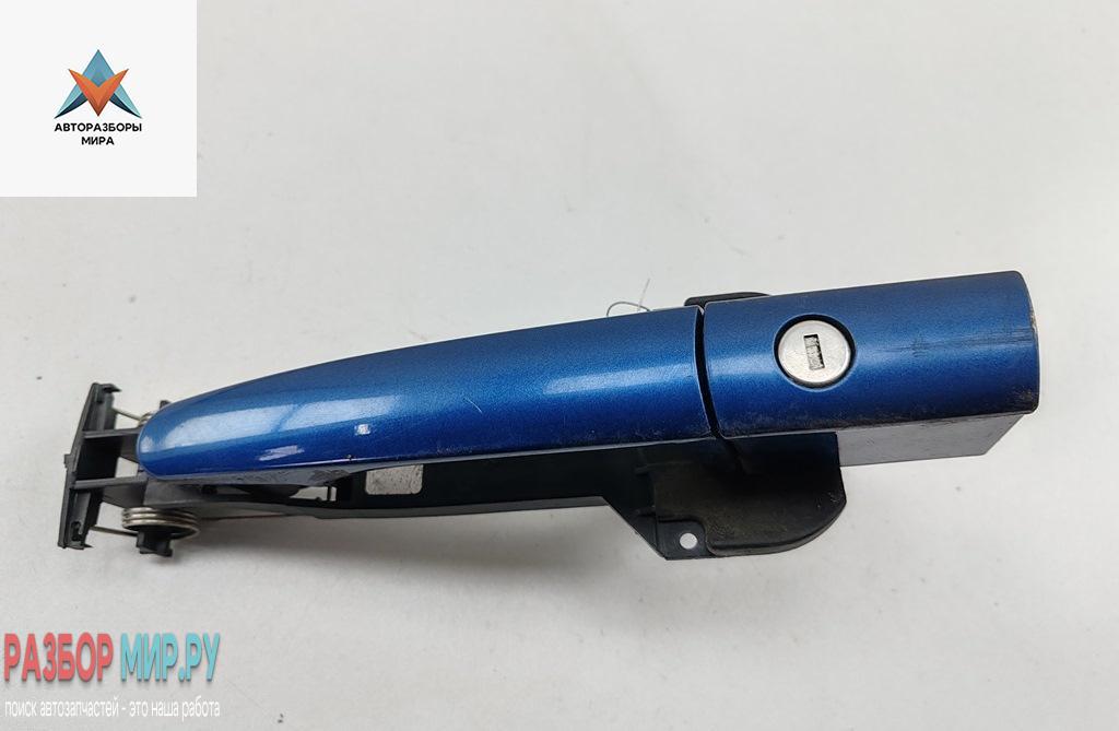 ручка наружная передняя левая Fiat Ulysse 2 поколение 2002, 2.2 л., дизель, МКПП, синий, минивэн, 1487119080 - фото №1
