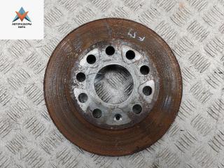 диск тормозной задний Volkswagen Touran 1 поколение [рестайлинг] 2006, 1.6 л., бензин, МКПП, чёрный, минивэн