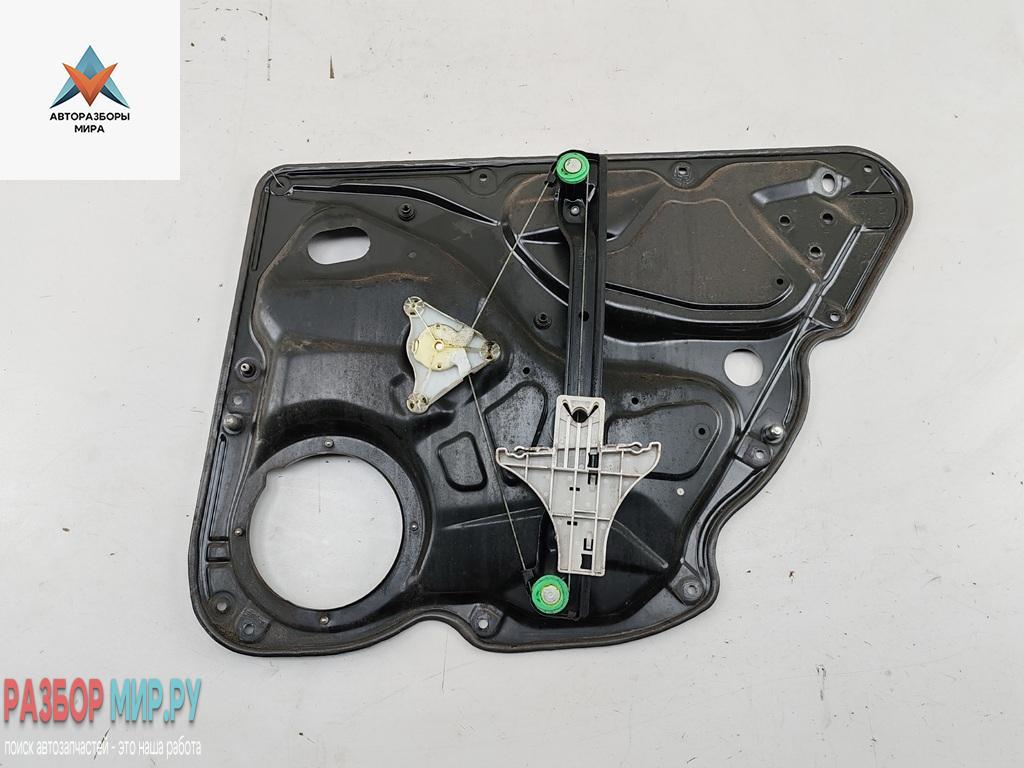 стеклоподъемник электрический задний левый Volkswagen Passat B6 2006, 2.0 л., бензин, МКПП, синий, универсал, 3C4839755H - фото №1