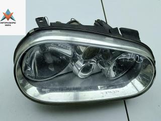 фара левая Volkswagen Golf 4 поколение 2002, 1.6 л., бензин, МКПП, синий, хетчбэк 5 дв., 1J1941015B