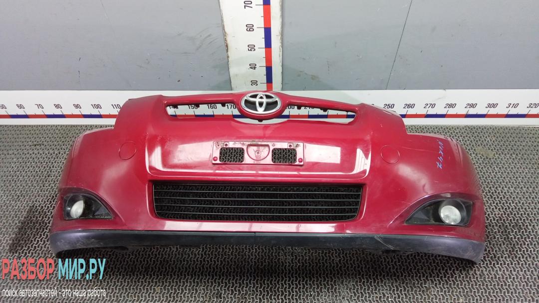 бампер передний Toyota Auris 1 поколение 2007, 1.6 л., бензин, МКПП, хетчбэк 5 дв. - фото №1