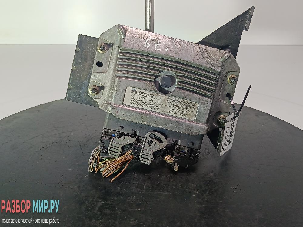 Блок управления двигателем Renault Scenic 2 поколение 2005, цвет, 8200298457 - фото №1