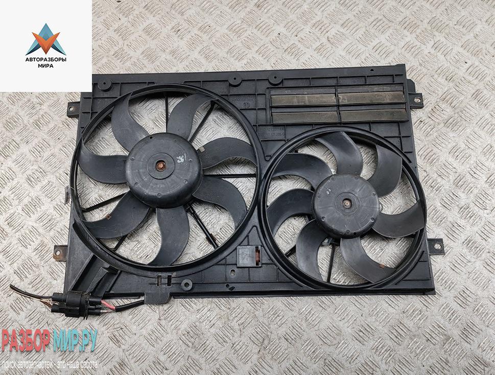 вентилятор радиатора Volkswagen Passat B6 2005, 2.0 л., дизель, МКПП, серый, универсал, 1K0121207AA - фото №1