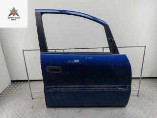 дверь сдвижная Opel Zafira 1 поколение (A) 2002, синий, минивэн