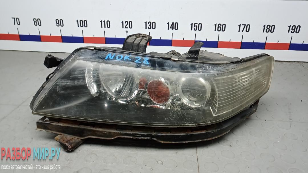 фара левая Honda Accord 7 поколение 2004, 2.0 л., бензин, МКПП, седан - фото №1