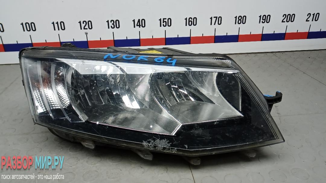 фара правая Skoda Octavia 3 поколение (A7) 2014, 1.4 л., бензин, МКПП, хетчбэк 5 дв. - фото №1