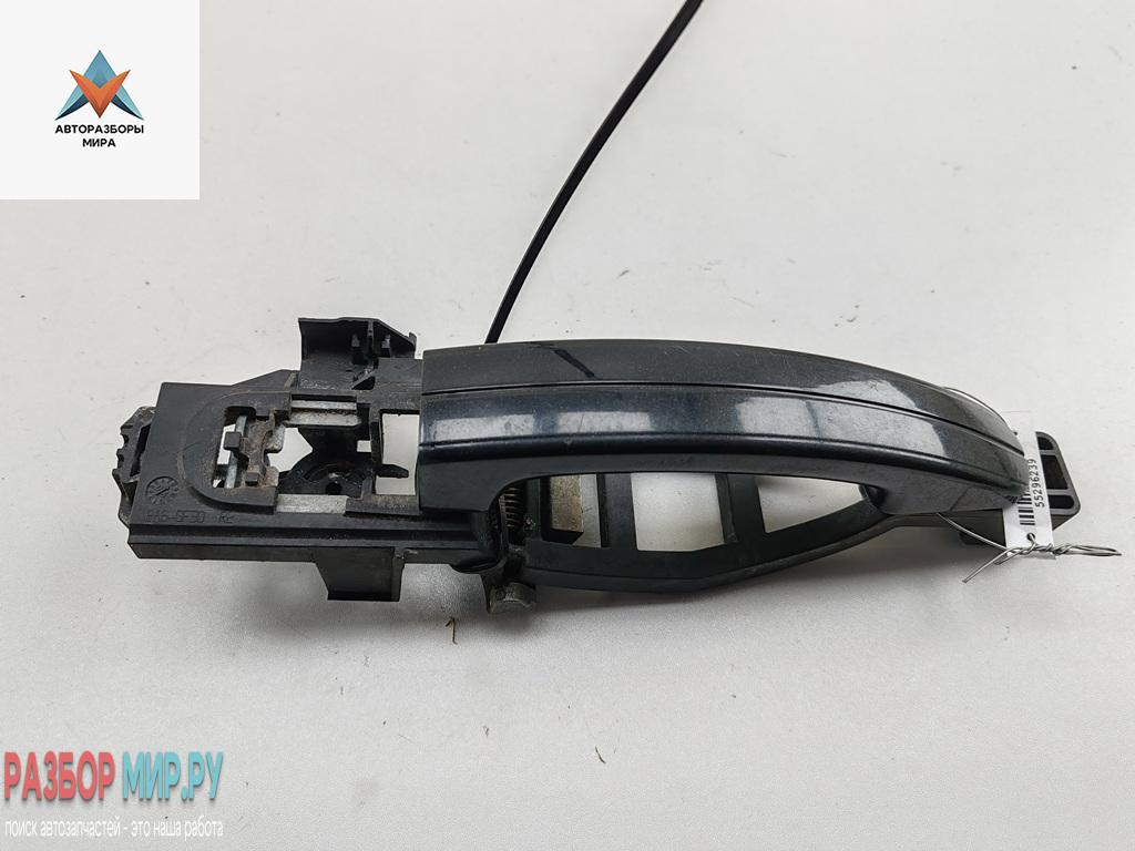 ручка наружная передняя левая Ford Focus 2 поколение 2006, 1.8 л., бензин, МКПП, чёрный, универсал, 3M51R224A36AD - фото №1