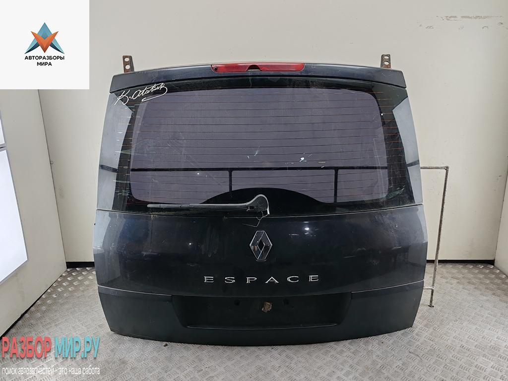 крышка багажника Renault Espace 4 поколение 2004, чёрный, минивэн - фото №1