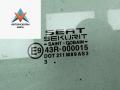 стекло двери задней левой SEAT Cordoba 3 поколение 2004, 1.4 л., бензин, МКПП, синий, седан, 43R000015 - фото №2
