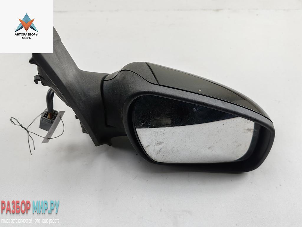 зеркало правое Ford Focus 2 поколение 2006, 1.8 л., бензин, МКПП, чёрный, универсал - фото №1