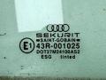 стекло двери задней левой Audi A6 4A/C4 1996, 2.5 л., дизель, МКПП, красный, универсал - фото №2