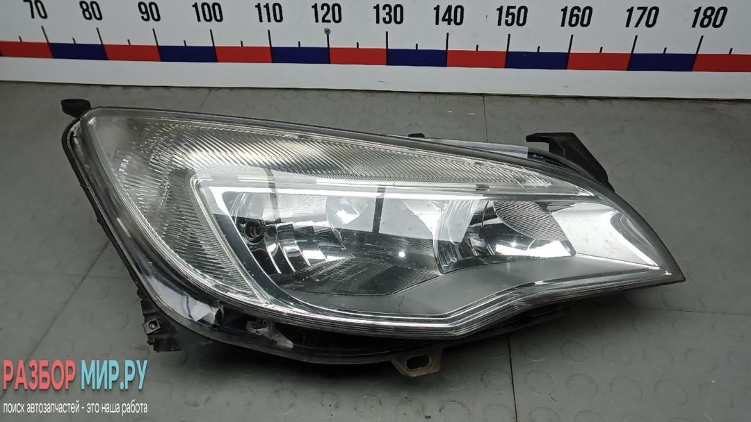 фара правая Opel Astra J 2010, 1.6 л., бензин, МКПП, хетчбэк 5 дв. - фото №1