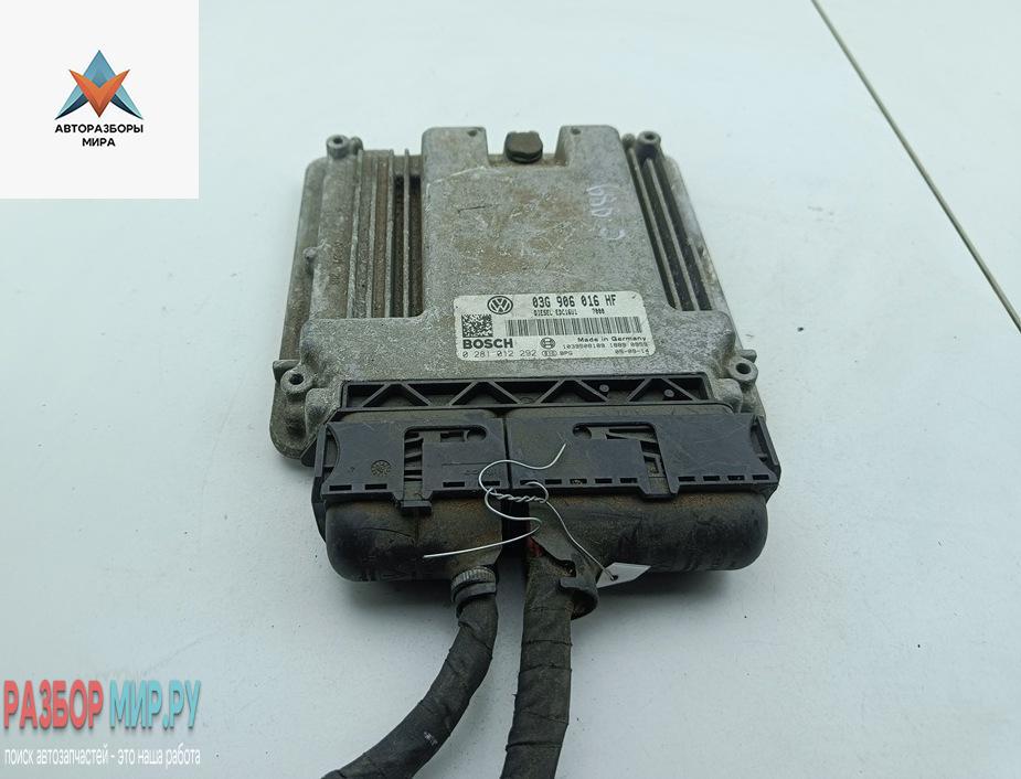 ЭБУ Skoda Octavia mk2 (A5 1Z) 2005, 2.0 л., дизель, МКПП, зелёный, универсал, 03G906016HF - фото №1